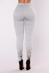 Tell Your Boy Bye Jeans - Grau