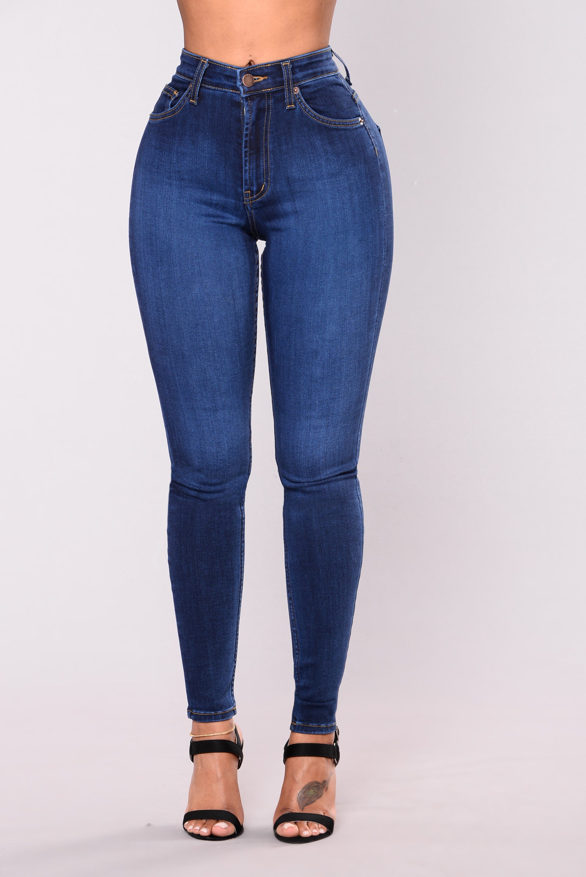 Precious Fit High Waisted Jean - Dark Ins Street
