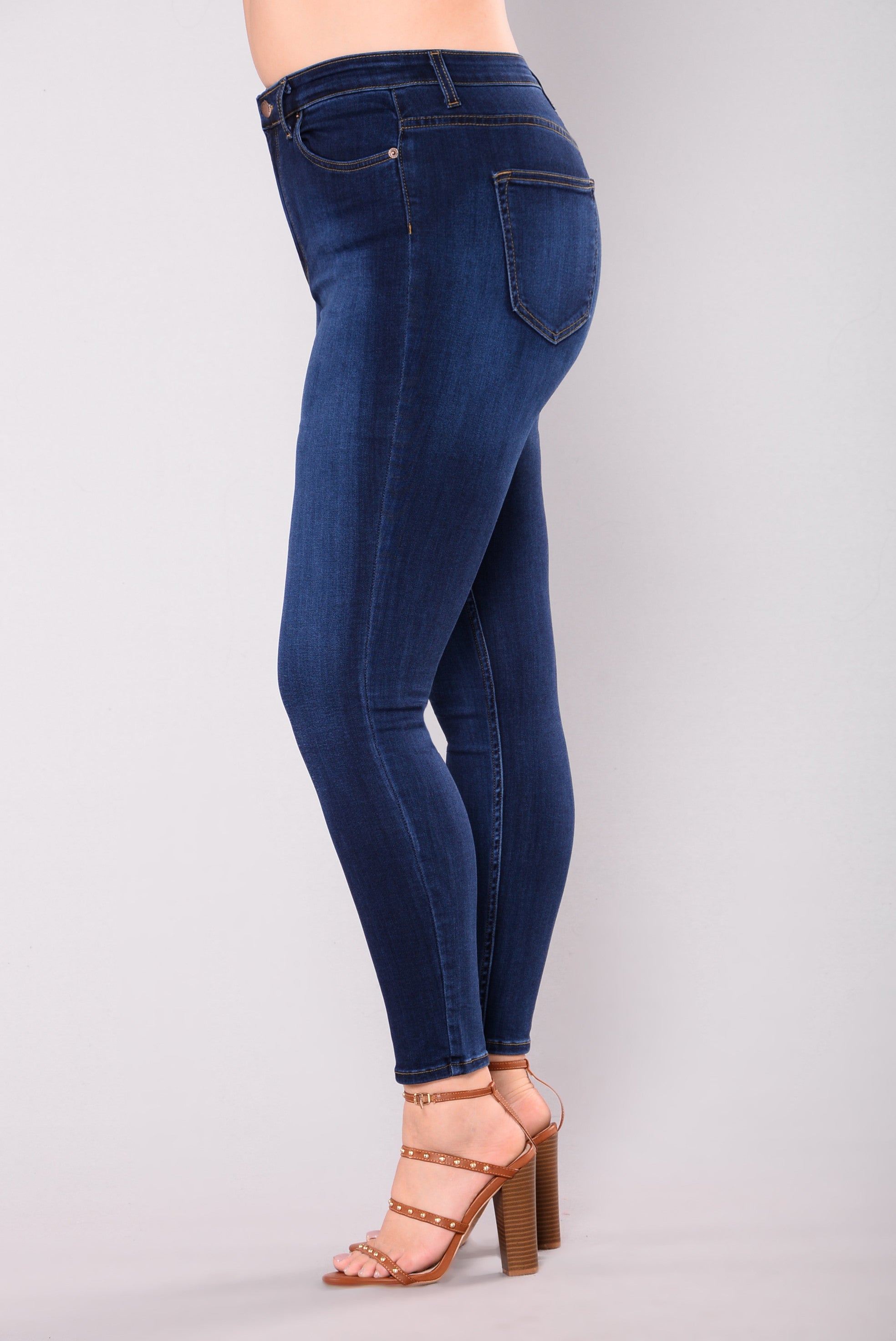 Precious Fit High Waisted Jean - Dark Ins Street