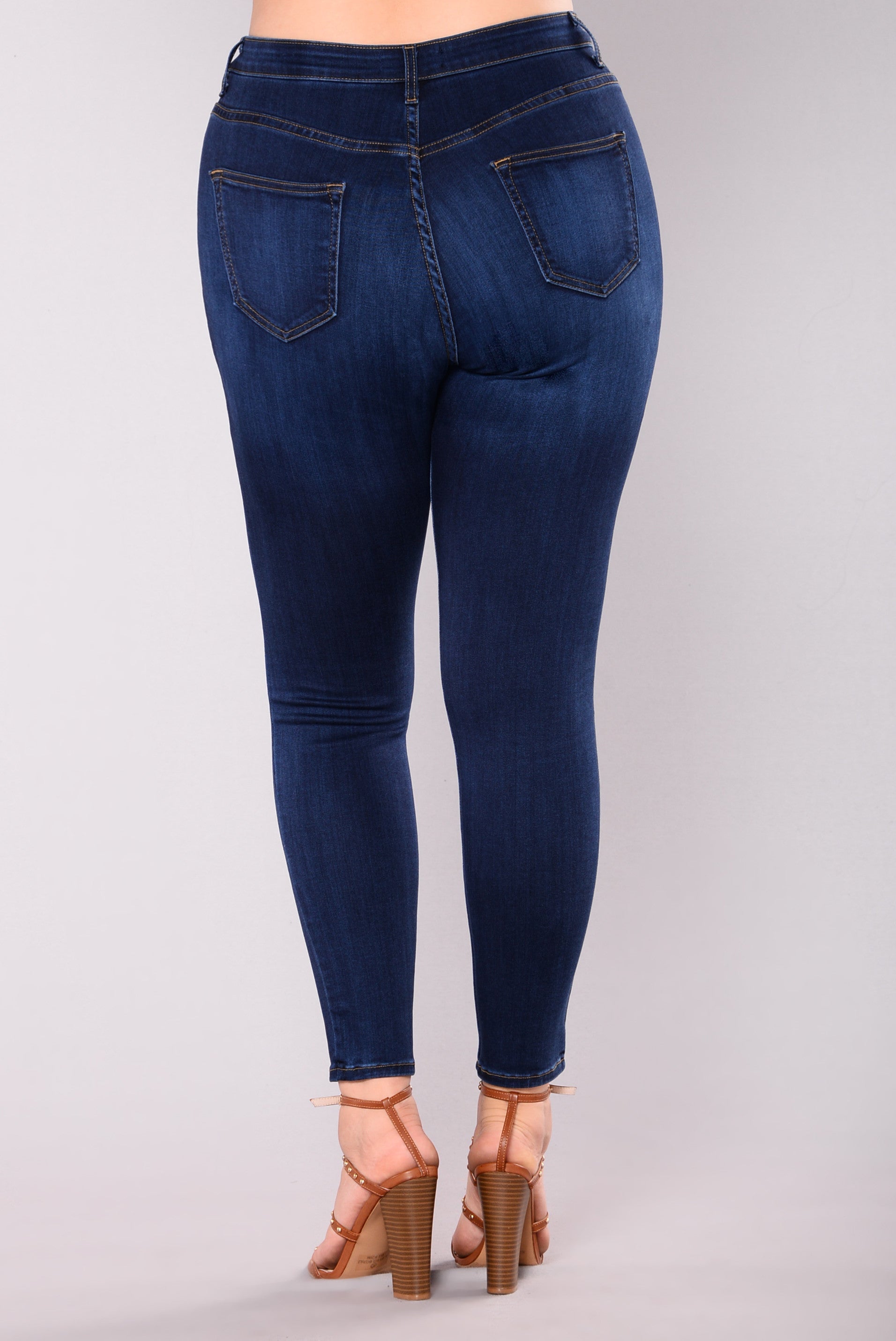 Precious Fit High Waisted Jean - Dark Ins Street