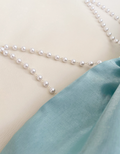 Bow-EmbelliShed Strappy Mini Dress In Sky Blue
