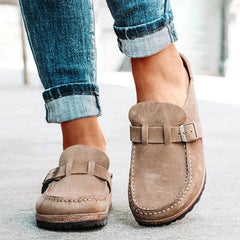 Retro Slipper zum Hineinschlüpfen