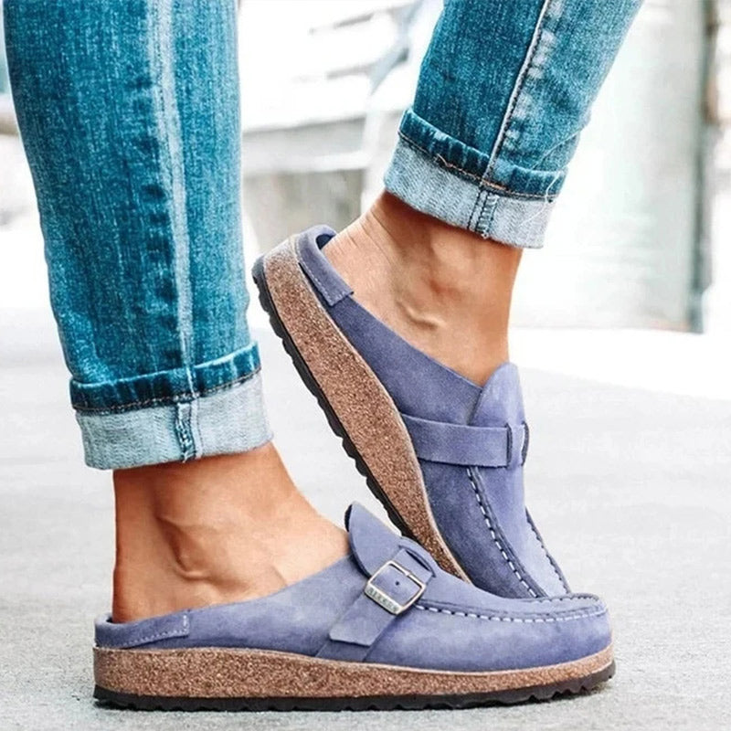 Retro Slipper zum Hineinschlüpfen