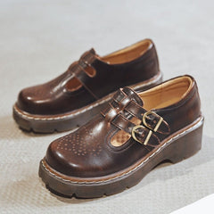 Japanische Retro Mary Janes Schuhe