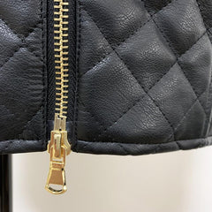 Arlene gesteppter Lederrock