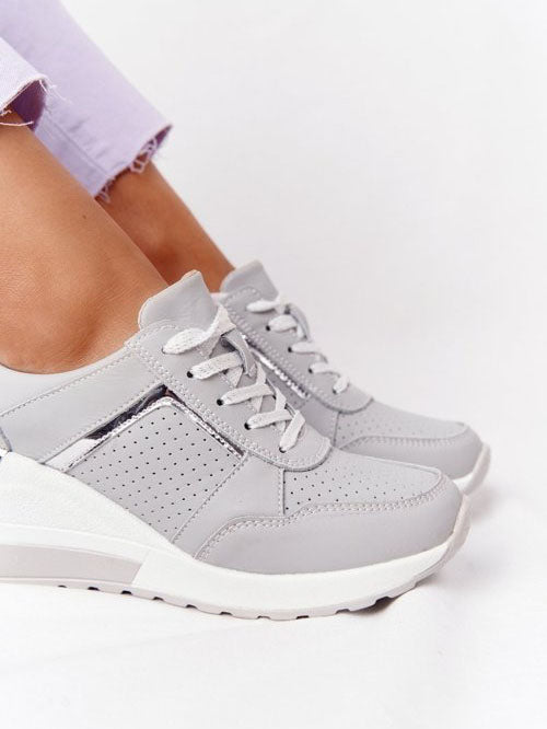 Lace Up Breathable Sneakers