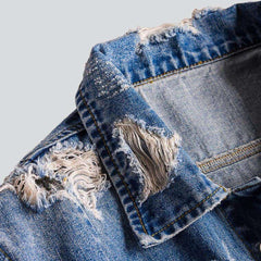 Lockerer Jeans-Overall im Used-Look für Herren