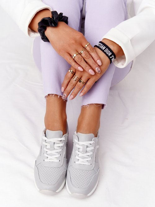 Lace Up Breathable Sneakers