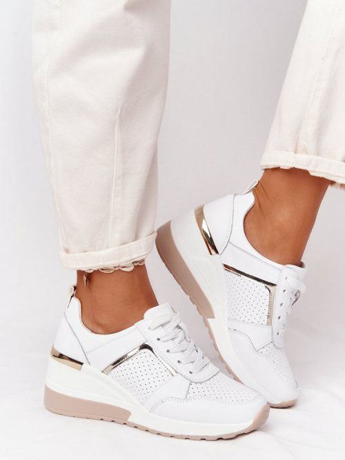 Lace Up Breathable Sneakers