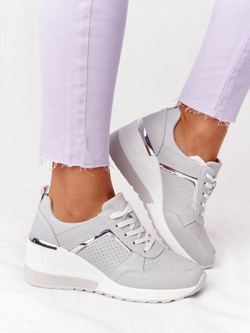Lace Up Breathable Sneakers