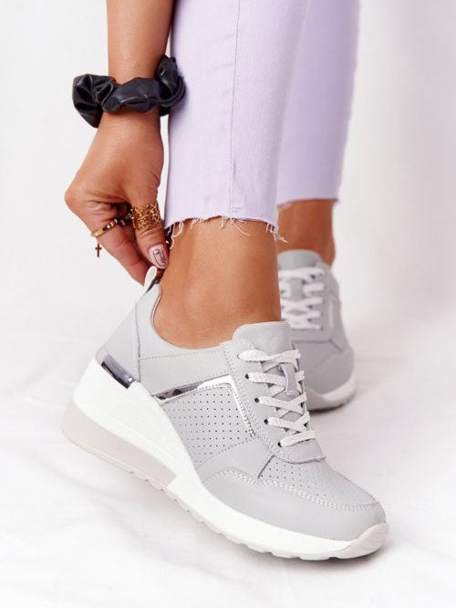 Lace Up Breathable Sneakers