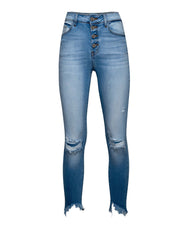 High + Mighty Distressed High Rise Skinny Sai Feel