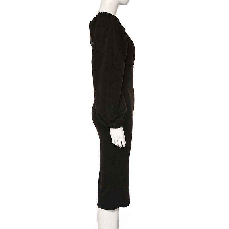 Ruched Sweetheart Neck Split Thigh Satin Dress