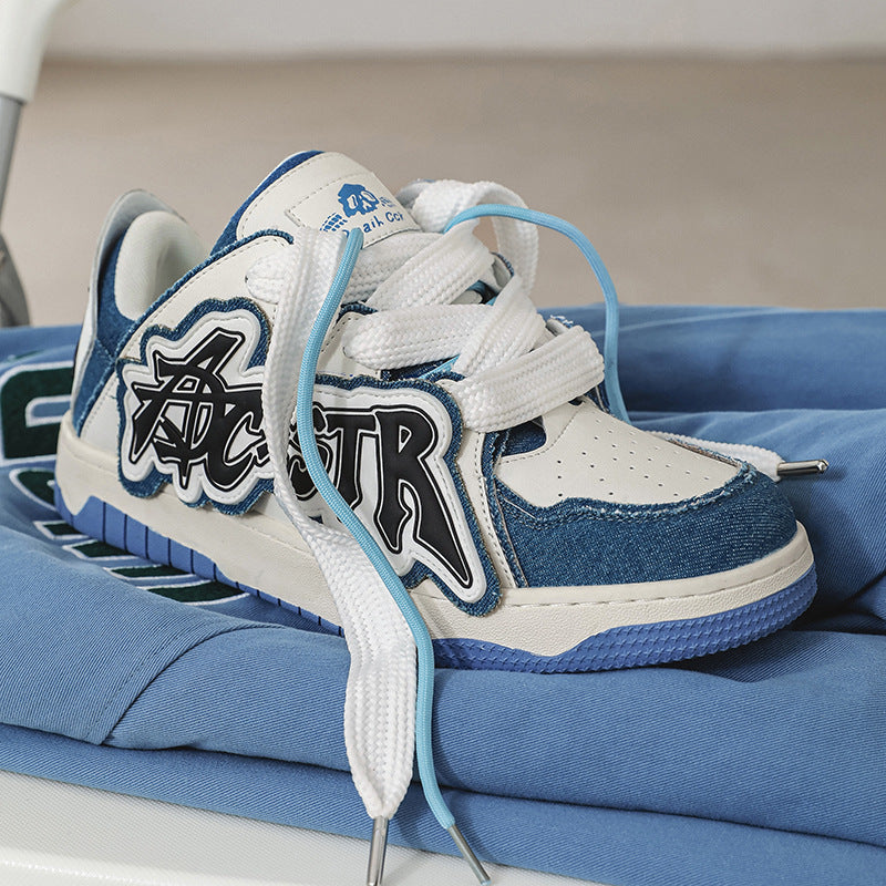 Sie und Ihn Y2K Street Skateboard Schuhe Bequeme Sneakers Paar Studenten Schuhe