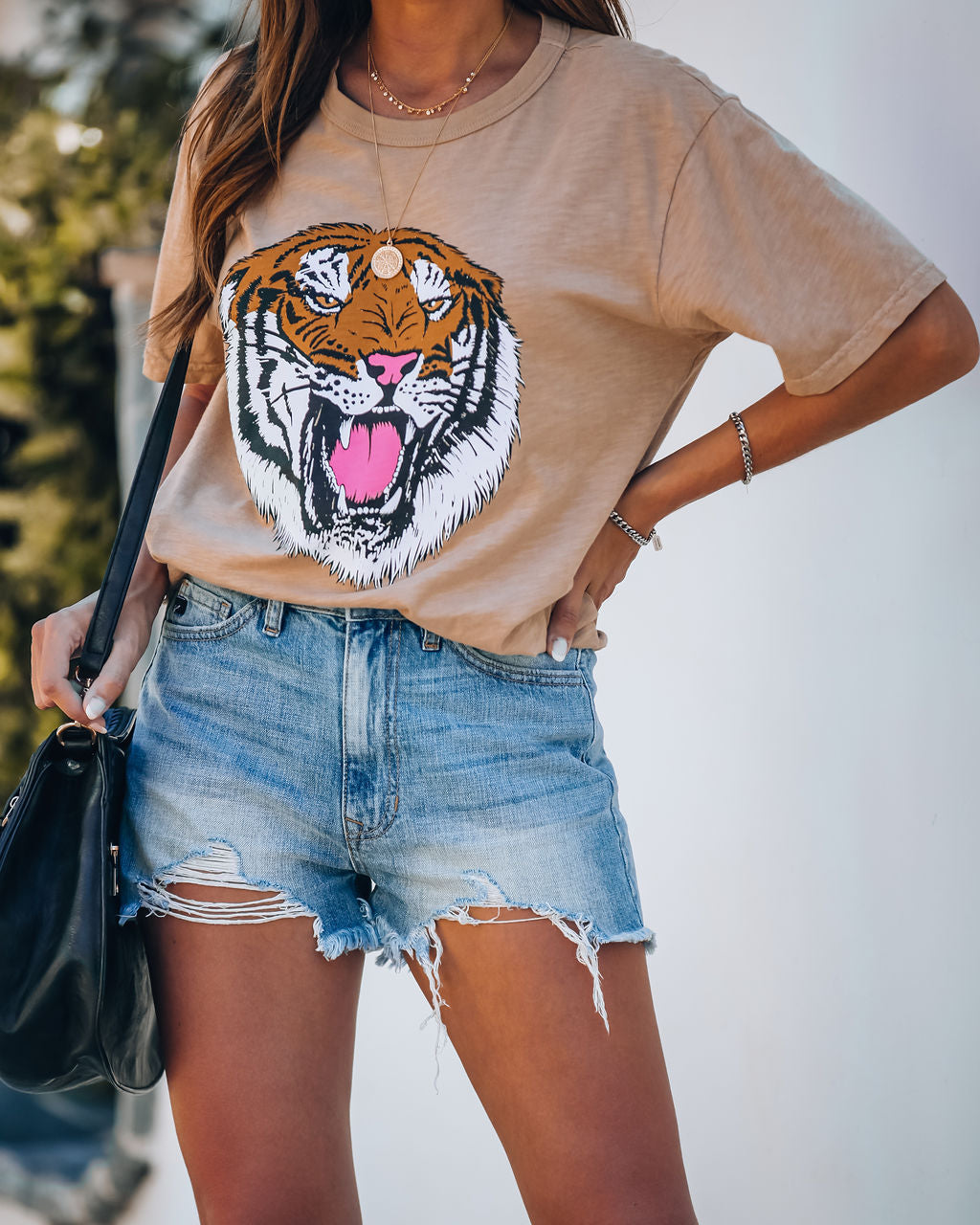 Hear Me Roar Cotton Tiger Tee