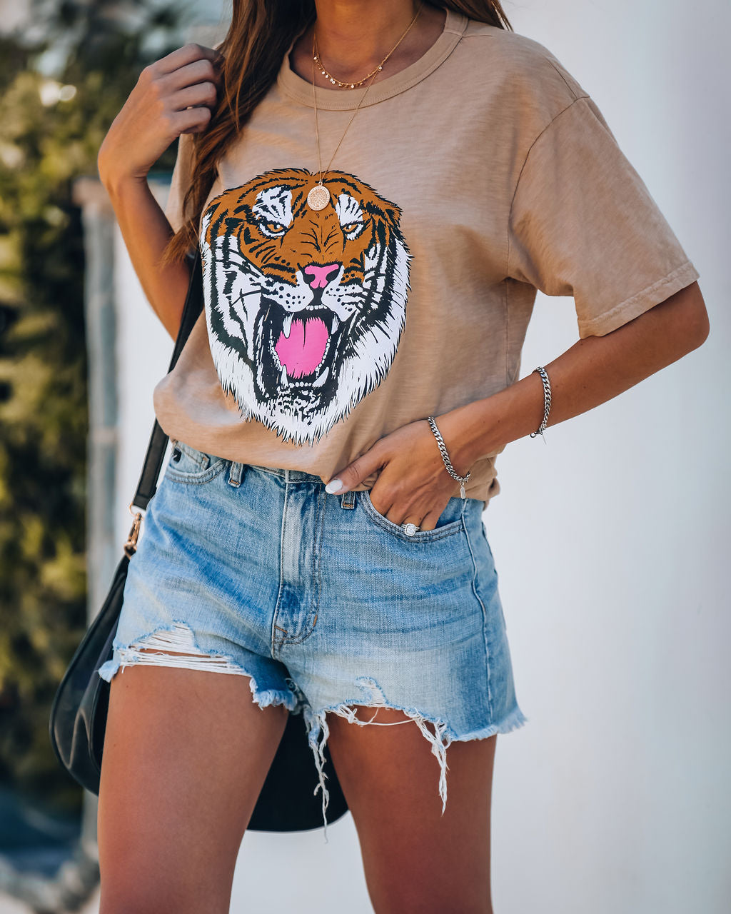 Hear Me Roar Cotton Tiger Tee