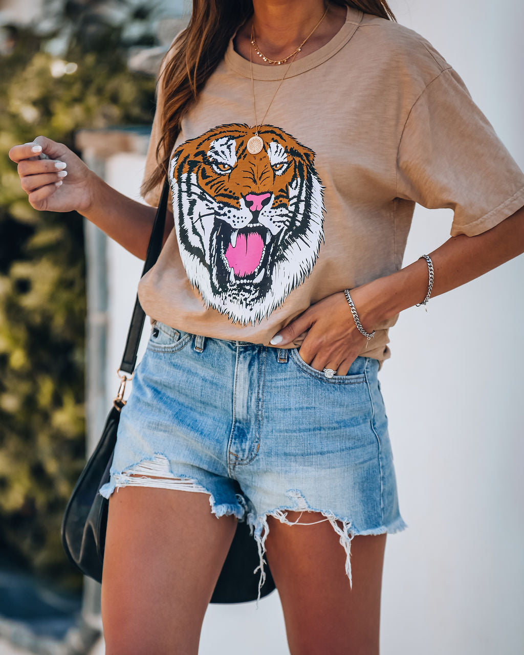 Hear Me Roar Cotton Tiger Tee