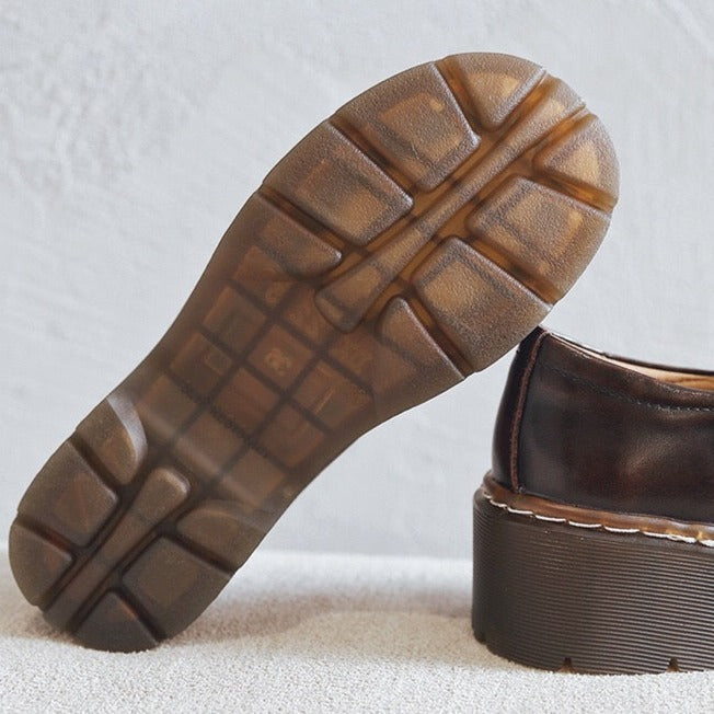 Japanische Retro Mary Janes Schuhe