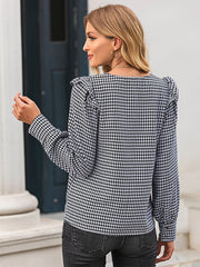 Ladies V-neck Stylish Urban Style Shirt Sai Feel