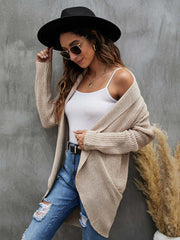 Lapel knit cardigan Sai Feel