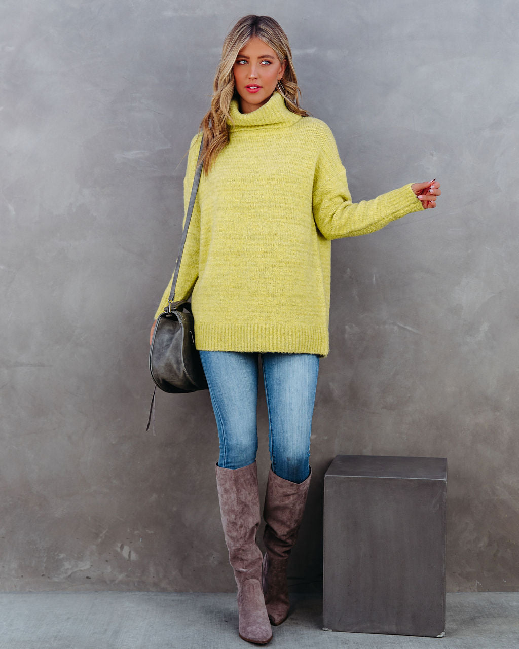 Layan Turtleneck Knit Sweater