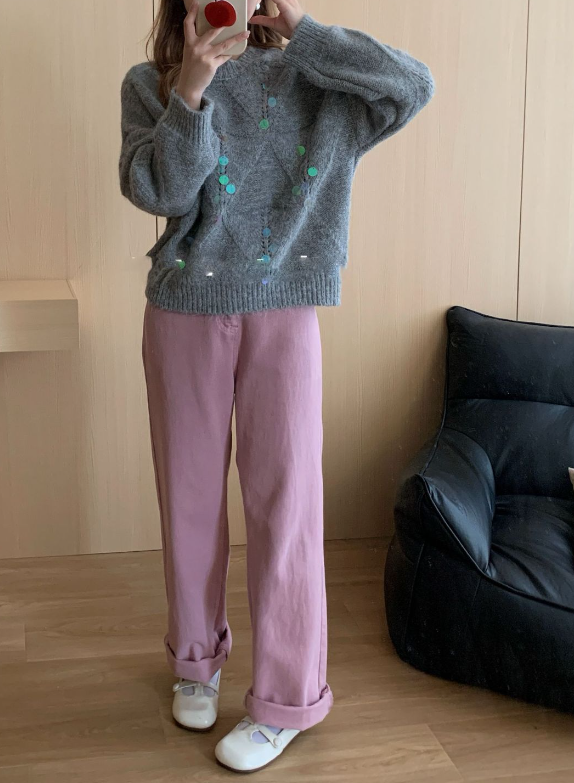 Too Cool Sequin Knit Sweater