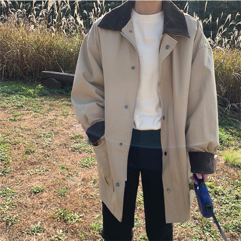 Contrast Cargo Jacket