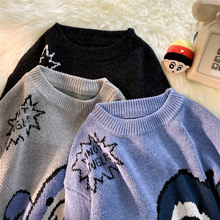 Shark Clapping Pattern Sweater
