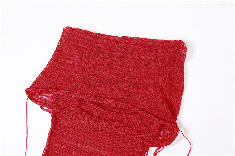 Arachne Hooded Knitted Vest