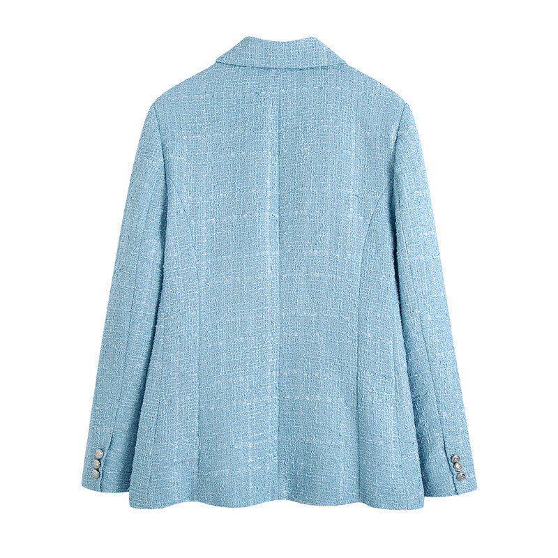 Limon High Rise Tailored Tweed Shorts