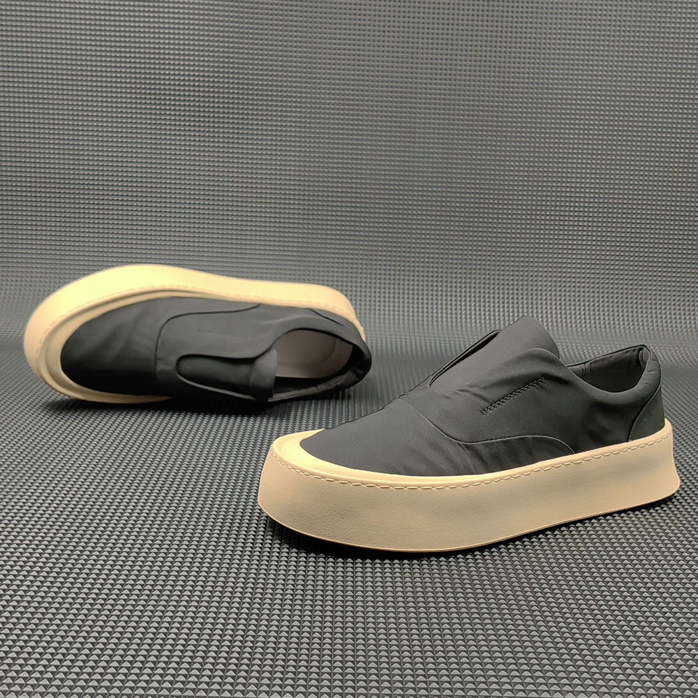 Men Minimalist Breathable Canvas Flat Slip-on Casual Shoes Newgew Shoes
