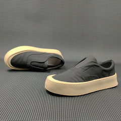 Men Minimalist Breathable Canvas Flat Slip-on Casual Shoes Newgew Shoes