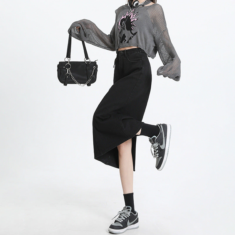 Alco Geneve Maxi Denim Skirt