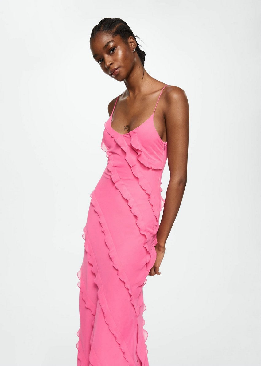 Flammendes Maxikleid