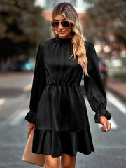 Call Me Angel Textured Satin Dress - White Ins Street