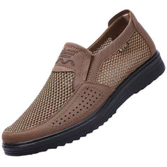 Men's Summer Mesh Old Beijing Cloth Breathable Canvas Shoes
