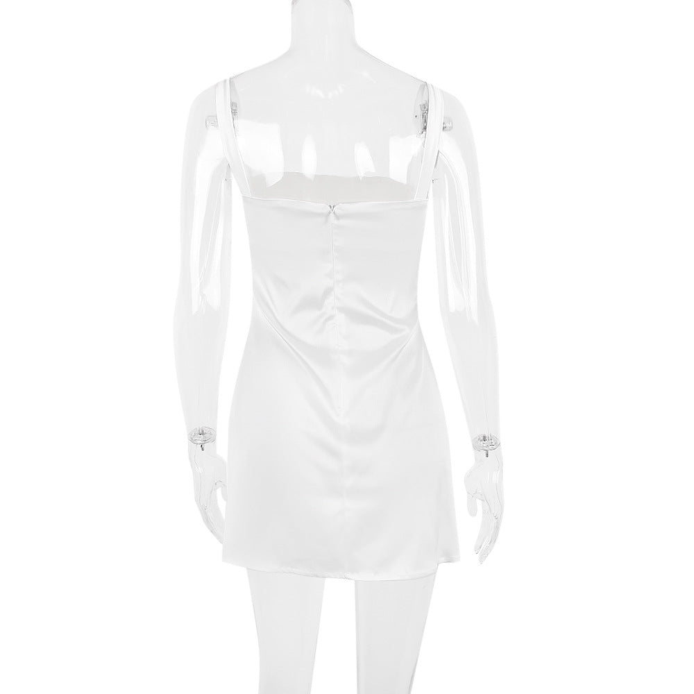 VINTAGE CREAM MINI DRESS
