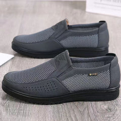 Men's Summer Mesh Old Beijing Cloth Breathable Canvas Shoes