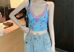 Roseythread Cami Floral Top
