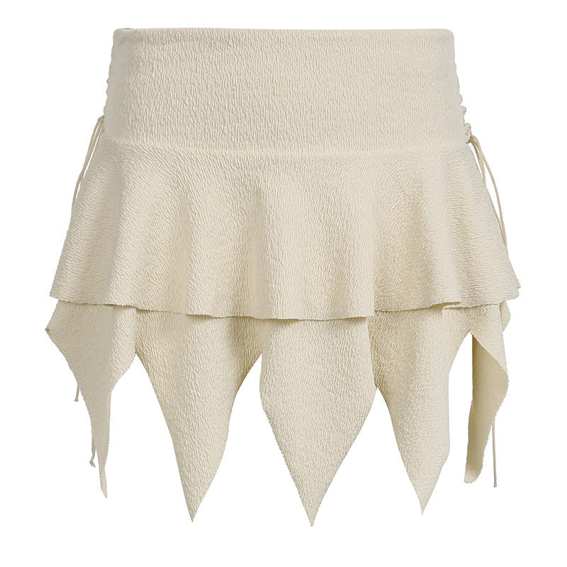 Asymmetrischer Rock mit Schlitz von Starbeam 