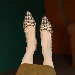 Dora Plaid Ballerinas