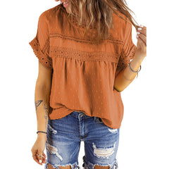 Yanna Lace Babydoll Top - Off White