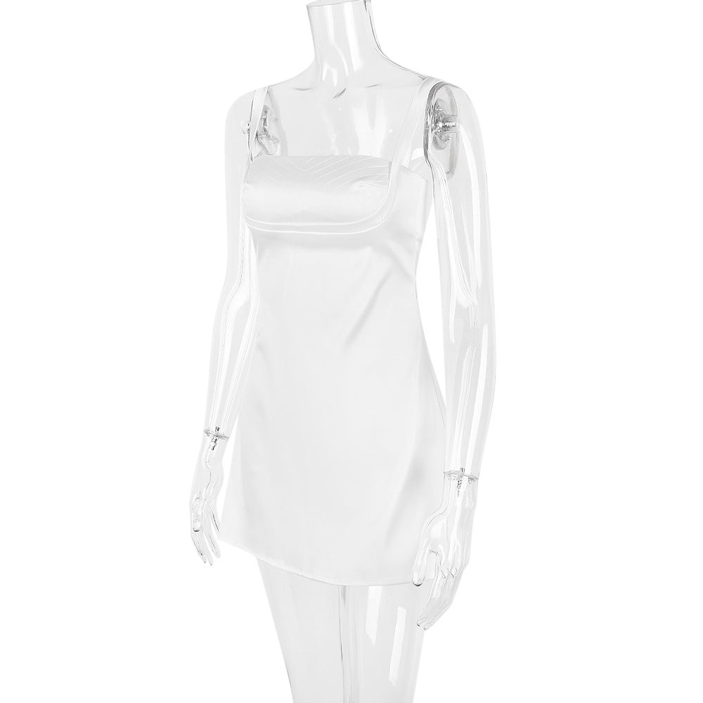 VINTAGE CREAM MINI DRESS