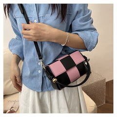 Women Contrat Color Shoulder Bag