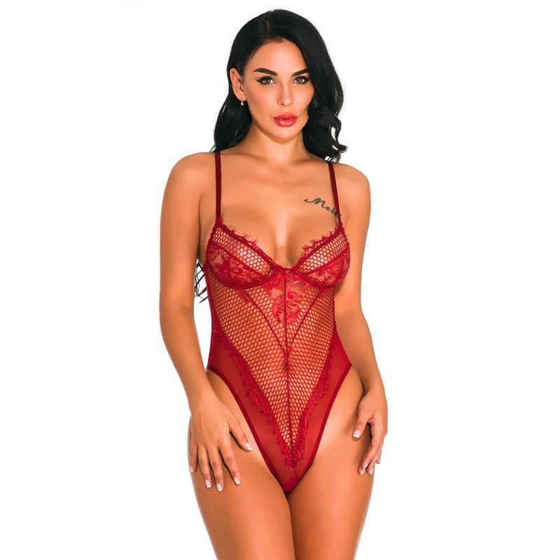Avidlove Snap Crotch Teddy Lingerie for Shape-Shifting Bodysuit Lingerie Strappy One Piece Lingerie