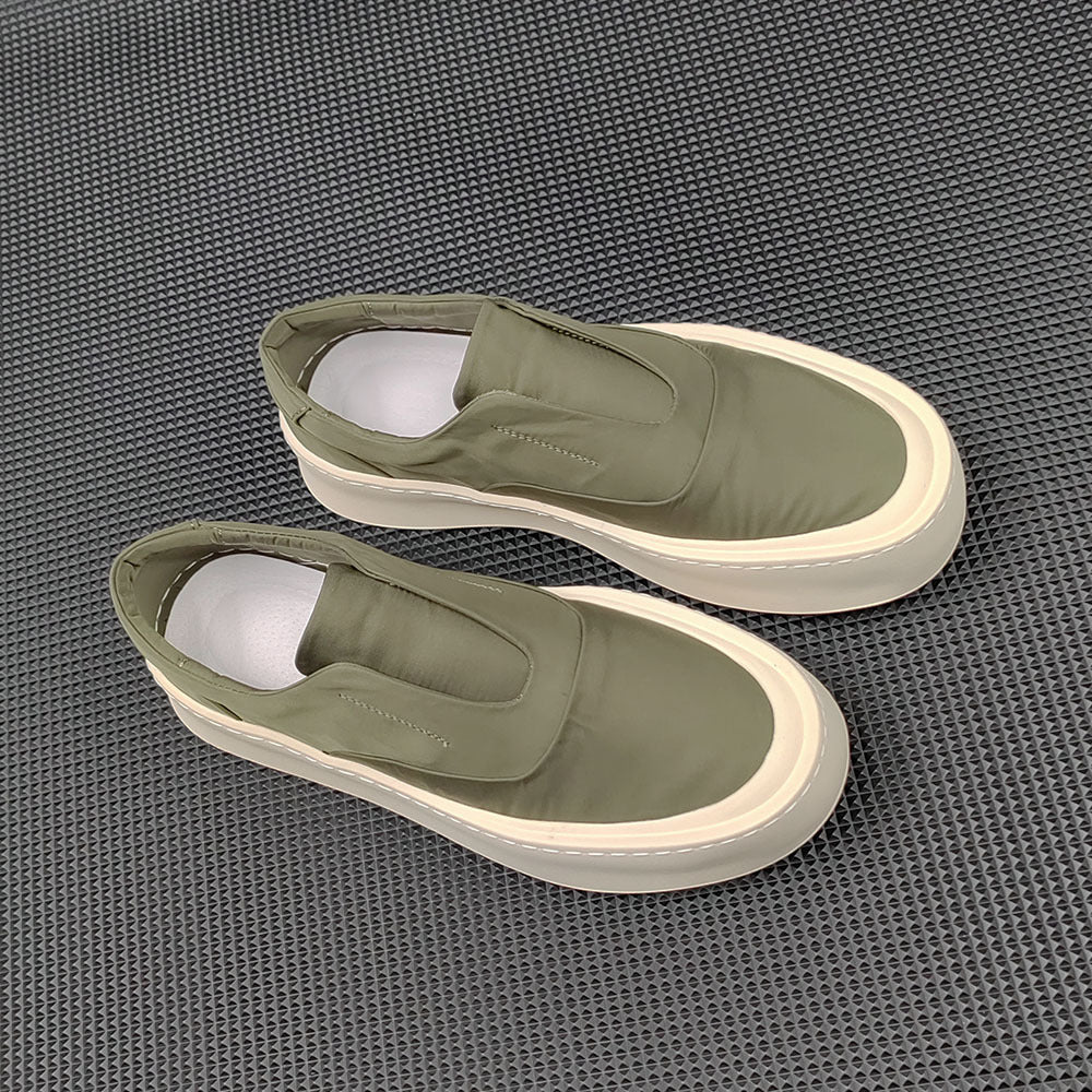 Men Minimalist Breathable Canvas Flat Slip-on Casual Shoes Newgew Shoes