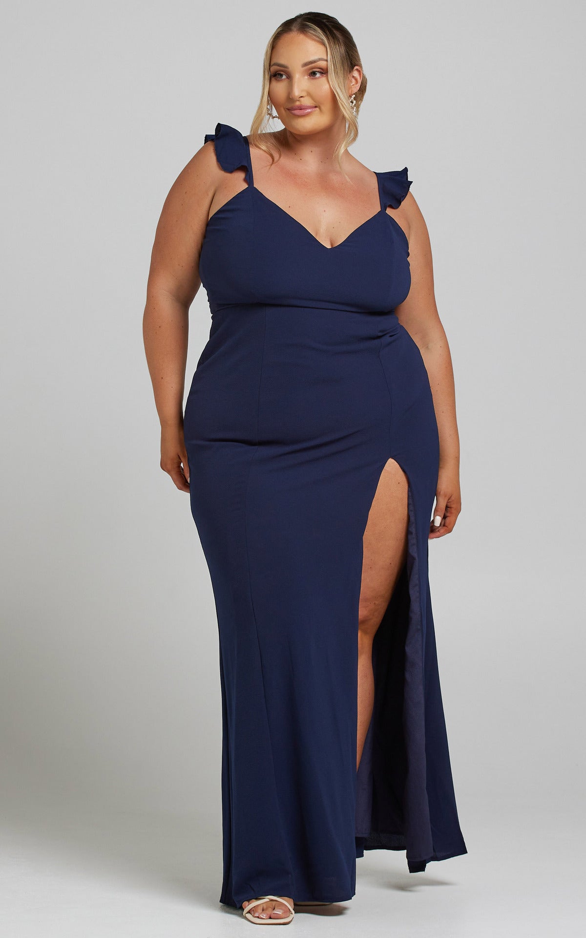 More Than This Ruffle Strap Maxi Dress