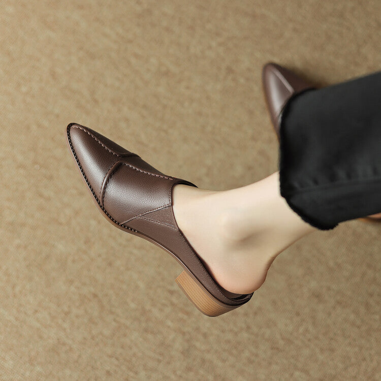 Sassa Handmade Fashion Mules Flats Newgew