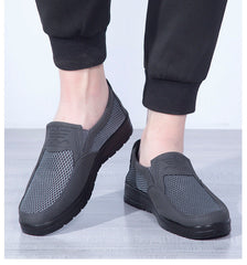 Men's Summer Mesh Old Beijing Cloth Breathable Canvas Shoes