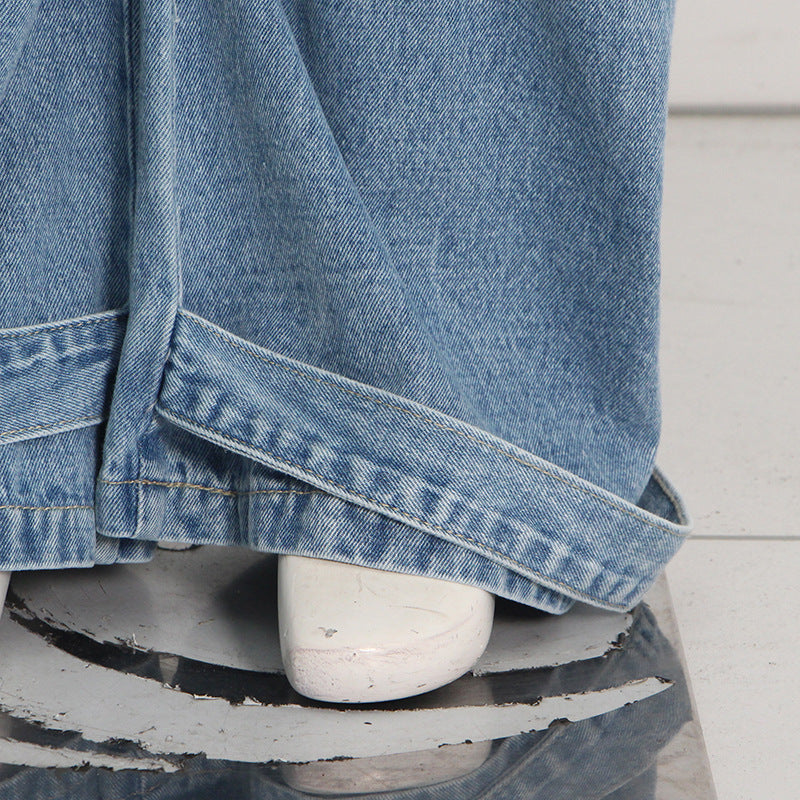 Persephone Pocketed Oversized Denim Jeans